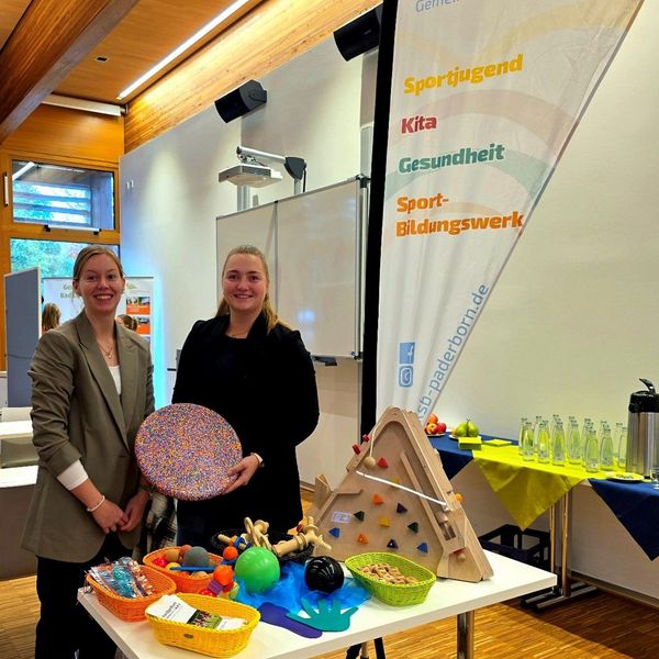 Die Kitaleitungen der KSB-Kita im Altenautal beim Tag der Praxis der katholischen Hochschule Paderborn.